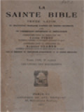 La Sainte Bible: Texte Latin VIII.2. Les Livres Des Macchabées