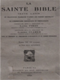 Image of La Sainte Bible: Texte Latin XI.1. Actes Des Apotres