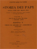 Storia Dei Papi, Dalla Fine Del Medio Evo X: Sisto V Urbano VII, Gregorio XIV e Innocenzo IX (1585-1591)