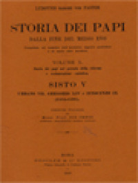 Storia Dei Papi, Dalla Fine Del Medio Evo X: Sisto V Urbano VII, Gregorio XIV e Innocenzo IX (1585-1591)