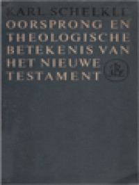 Oorsprong En Theologische Betekenis Van Het Nieuwe Testament