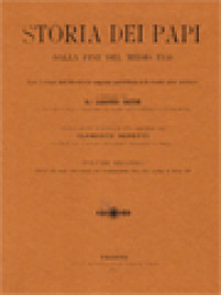 Storia Dei Papi, Dalla Fine Del Medio Evo II: Storia Dei Papi Nell'epoca Del Rinascimento Fino Alla Morte Di Sisto IV