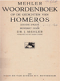 Mehler Woordenboek Op De Gedichten Van Homèros