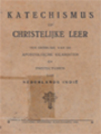 Image of Katechismus Of Christelijke Leer: Apostolische Vicariaten En Prefecturen Van Nederlands Indië