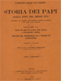 Storia Dei Papi, Dalla Fine Del Medio Evo VI: Giulio III, Marcello II e Paolo IV (1550-1559)