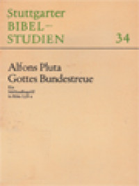 Image of Gottes Bundestreue: Ein Schlusselbegriff In Rom 3,25a