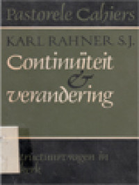 Image of Continuïteit En Verandering III: Structuurvragen In De Kerk