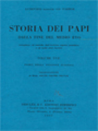 Storia Dei Papi, Dalla Fine Del Medioevo XVII: Indici Della Versione Italiana