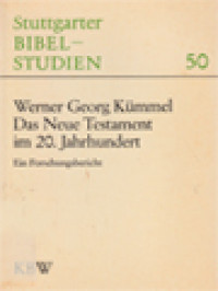 Image of Das Neue Testament Im 20. Jahrhundert: Ein Forschungsbericht