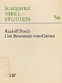 Image of Der Besessene Von Gerasa: Entstehung Und Überlieferung Einer Wundersgeschichte