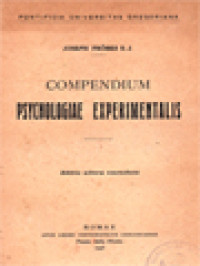 Image of Compendium Psychologiae Experimentalis