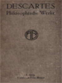 Image of Philosophische Werke I: Abhandlung über Die Methode