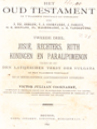 Image of Het Oud Testament II: Josuë, Rechters, Ruth Koningen En Paralipomenon