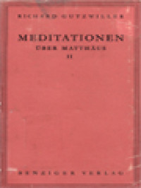 Meditationen Über Matthäus II