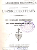 L'Ordre De Citeaux: Les Moniales Cisterciennes