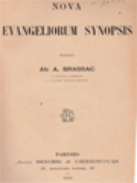 Nova Evangeliorum Synopsis