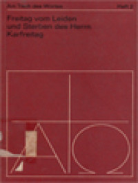 Image of Freitag Vom Leiden Und Sterben Des Herrn Karfreitag