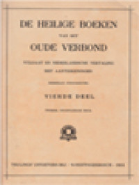 De Heilige Boeken Van Het Oude Verbond IV: Het Boek Der Psalmen