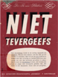 Image of Niet Tevergeefs