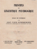 Principes De Linguistique Psychologique: Essai De Synthèse