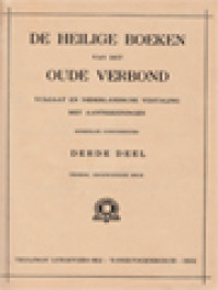 Image of De Heilige Boeken Van Het Oude Verbond III: De Boeken Paralipomenon - Het Boek Job