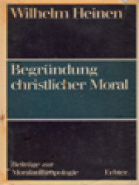 Image of Begründung Christlicher Moral