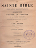 La Sainte Bible Commentée D'après La Vulgate Et Les Textes Originaux II