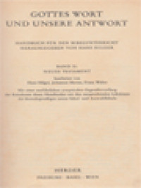 Image of Gottes Wort Und Unsere Antwort: Handbuch für Den Bibelunterricht II. Neues Testament