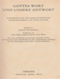 Gottes Wort Und Unsere Antwort: Handbuch für Den Bibelunterricht II. Neues Testament