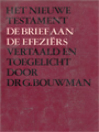 Image of De Brief Aan De Efeziërs - Het Nieuwe Testament