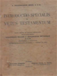 Image of Introductio Specialis In Vetus Testamentum
