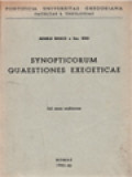 Synopticorum Quaestiones Exegeticae