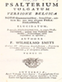 Image of Psalterium Vulgatum Versione Belgica II