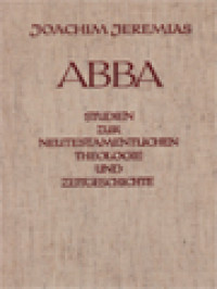 Image of Abba: Studiën Zur Neutestamentlichen Theologie Und Zeitgeschichte