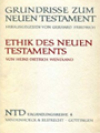 Image of Ethik Des Neuen Testaments