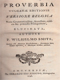 Proverbia Vulgatae Editionis, Versione Belgica