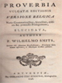 Image of Proverbia Vulgatae Editionis, Versione Belgica