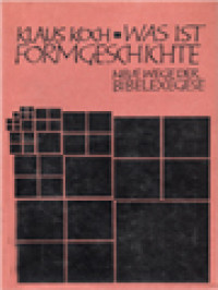 Image of Was Ist Formgeschichte? Neue Wege Der Bibelexegese