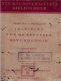 Inleiding Tot De Speciale Psychologie I