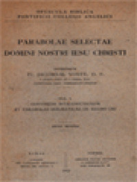 Image of Parabolae Selectae Domini Nostri Iesu Christi I: Continens Introductionem Et Parabolas Dogmaticas De Regno Dei
