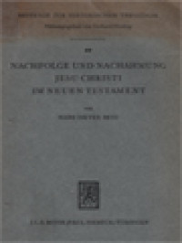 Image of Nachfolge Und Nachahmung Jesu Christi Im Neuen Testament