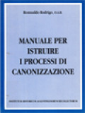 Manuale Per Istruire I Processi Di Canonizzazione