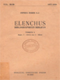 Elenchus Bibliographicus Biblicus 58-59 (I)