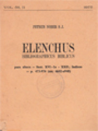 Elenchus Bibliographicus Biblicus 56-II