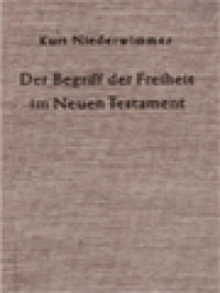 Image of Der Begriff Der Freiheit Im Neuen Testament