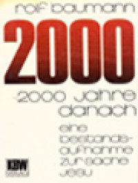 Image of 2000 Jahre Danach: Eine Bestandsaufnahme Zur Sache Jesu