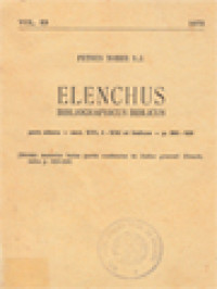 Elenchus Bibliographicus Biblicus 53-II