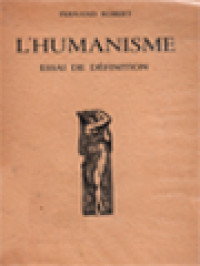 L'Humanisme: Essai De Définition