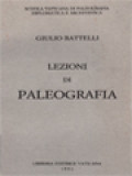 Lezioni Di Paleografia