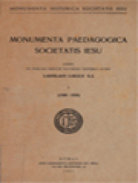 Monumenta Paedagogica Societatis Iesu I: (1540-1556)